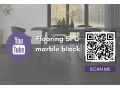 Marble Dark 60x120 cm - SPC flooring, black marble finish