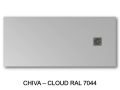 Shower tray, 100x80 cm, Pizarra finish resin, cuttable - CHIVA 80x100