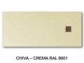 Shower tray, 100x80 cm, Pizarra finish resin, cuttable - CHIVA 80x100