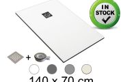 Shower tray guilty 140x70 cm Extra Flat Resin EcoStone