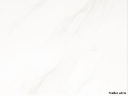 Marble White 60x120 cm - SPC wall panel, white marble finish