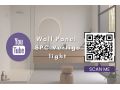 Vertigo Light 60x120 cm - SPC wall panel, cement light grey finish