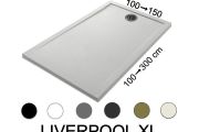 Shower tray, extra wide channel - LIVERPOOL XL