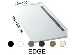 Shower tray lateral drain - EDGE