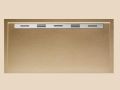 Shower tray lateral drain - EDGE 120x80
