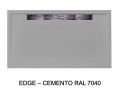 Shower tray lateral drain - EDGE 140x90