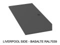 Shower tray, side drain- LIVERPOOL SIDE
