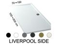 Extra flat resin lateral evacuation shower tray - LIVERPOOL SIDE