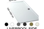 Extra flat resin lateral evacuation shower tray - LIVERPOOL SIDE