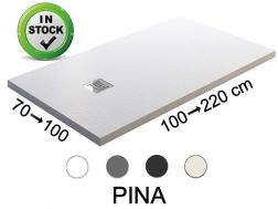 Shower tray, extra flat non-slip resin - PINA