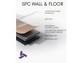 Ego Anthracite 120x280 cm - Wall panel in SPC, cement finish ultra matt anthracite