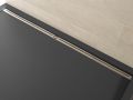 Shower tray with ultra-slim designer drain channel along the length - LONDON SIDE