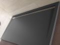 Shower tray with ultra-slim designer drain channel along the length - LONDON SIDE