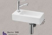 Suspended Ceramic Hand Wash | Recto 36-B Benesan