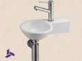 Ceramic round handwashing machine, suspended | BONN 23 DROITE