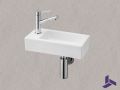 Suspended Ceramic Hand Wash 36x18cm | FRANCFORT 36 GAUCHE