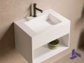 Solid Surface Washbasin 35x50cm Compact Matte White Sink PETIT ARIANNE 
