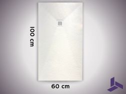 100x60 cm extra-flat non-slip shower tray VERONE