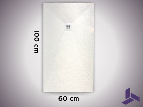 100x60 cm extra-flat non-slip shower tray VERONE