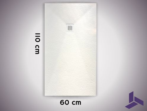 110x60 cm extra-flat non-slip shower tray VERONE