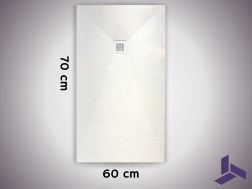 70x60 cm extra-flat non-slip shower tray VERONE