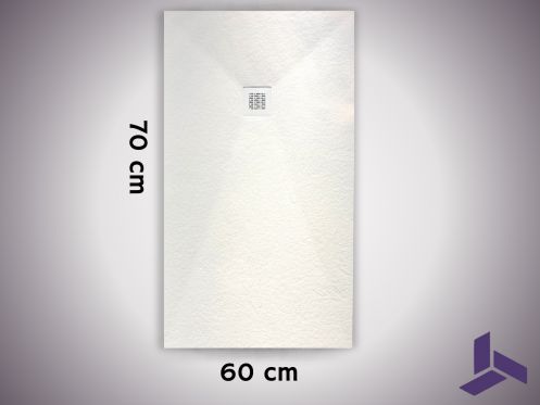 80x60 cm extra-flat non-slip shower tray VERONE