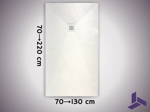Extra-flat 110 cm non-slip shower tray VERONE