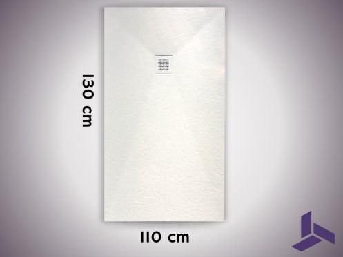 130x110 cm extra-flat non-slip shower tray VERONE