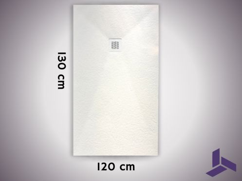 130x120 cm extra-flat non-slip shower tray VERONE