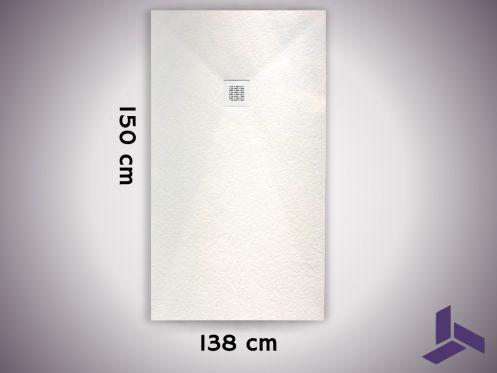 150x138 cm extra-flat non-slip shower tray VERONE