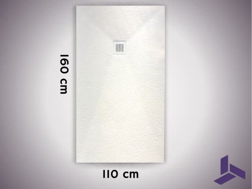 160x110 cm extra-flat non-slip shower tray VERONE
