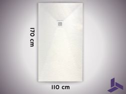 170x110 cm extra-flat non-slip shower tray VERONE