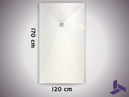 170x120 cm extra-flat non-slip shower tray VERONE