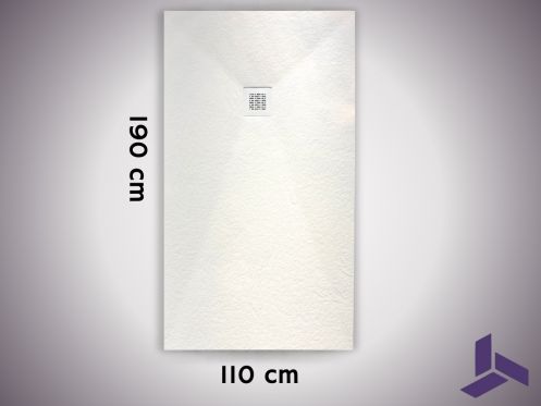 190x110 cm extra-flat non-slip shower tray VERONE