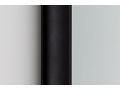 Fixed walk-in shower screen 6 mm safety glass DIJON Black