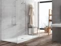 Extra-flat 240 cm non-slip shower tray VERONE XL CENTRAL