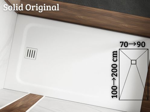 Large shower tray resin Solid Surface - ORIGINAL design