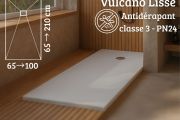 Shower tray, anti-slip smooth finish - VULCANO LISO