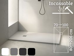 Shower tray, flexible and unbreakable innovative technology - UNBREAKABLE 200