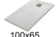 Shower tray 100x65 cm extra-flat resin – TECNIK