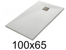 Shower tray 100x65 cm extra-flat resin – TECNIK