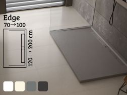 Shower tray lateral drain - EDGE