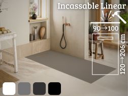 Shower tray, flexible and unbreakable innovative technology - UNBREAKABLE LINEAR 170