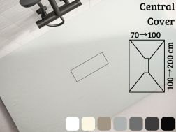 Shower tray, central drain - CENTRAL COVER