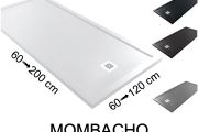 Extra flat shower tray with border MOMBACHO
