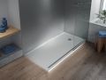 Walk-In Shower Tray with Raised Edges FRAME