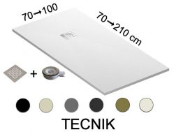 Extra flat resin shower tray TECNIK
