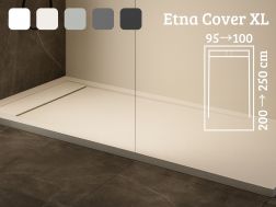 Large format shower tray from 200 to 250cm - ETNA XL COVER