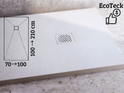 Cuttable shower tray 180x90 cm EcoTECK