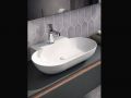 Wall-Mounted / Countertop Washbasin 57 cm Glossy White PYRGOS